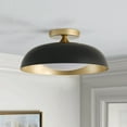 thumbnail image 3 of Modern Minimalist Close to Ceiling Lighting, Dome Shade Farmhouse LED Flush Mount Ceiling Light for Bedroom Kitchen Hallway, 3 of 7