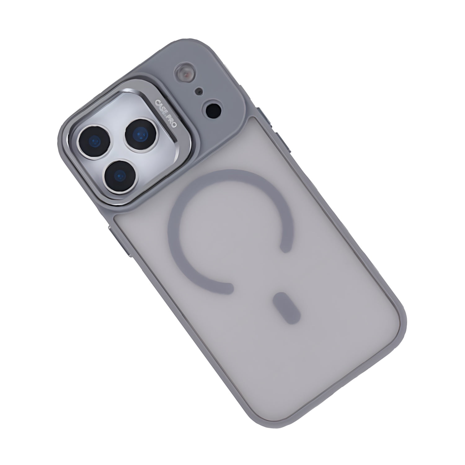 Strong Magsafe Camera Stand Case for iPhone 17 Pro Max - Gray