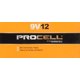 thumbnail image 1 of Batería Duracell Procell de 9 V, paquete de 12 unidades, para uso industrial, 1 of 3