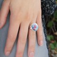 thumbnail image 2 of Care Bears: Unlock the Magic Cheer Bear Silver Plated Adjustable Novelty Ring, 2 of 4