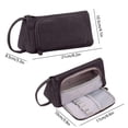 thumbnail image 3 of Large Capacity Pencil Case 8.2 Inch, Multi Compartment Zipper Pen Pouch for Office Supplies Art Tools Stationery, Black, 3 of 7