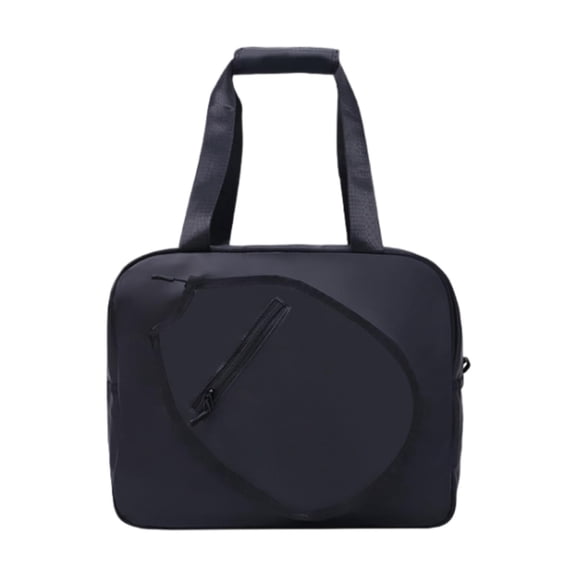 Luwecf Pickleball Bag Bag with Zipper Gift for Pickleball Enthusiasts Black