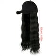 thumbnail image 2 of lanema Long Wavy Wig Curly Wig Baseball Cap With Hair Extension Baseball Cap Hair Wig, 2 of 19