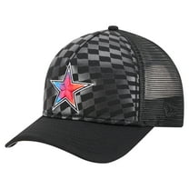 Men's New Era  Black Dallas Cowboys Gradient 9FORTY Adjustable Hat