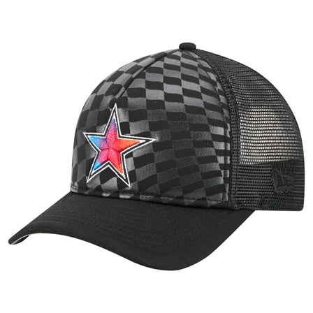 Men's New Era  Black Dallas Cowboys Gradient 9FORTY Adjustable Hat
