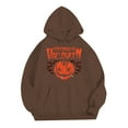 thumbnail image 3 of Halloween Hoodies for Men 2025 Casual Loose Halloween Graphic Hooded Sweatshirt with Pockets Pullover Tops, 3 of 5