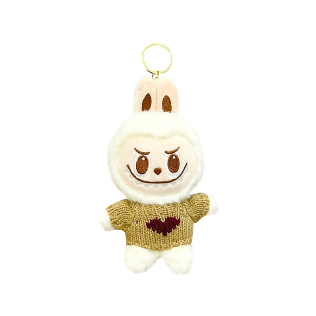 1PC POP MART Labubu Plush Toys Labubu Tasty Macaron Peluches Llavero, The Monsters Macarrón Blind Box Peluche Keychain, Lindo Action Figuras Juguete, Regalos para Niñas y Niños, 17CM