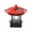 Red, variant on Yaoyar Solar Lighthouse 360 Degree Rotating Solar Lighthouse Led Solar Powered Lighthouse, Lighthouse Lights Outdoor Waterproof Rotating Led Light Garden Decor