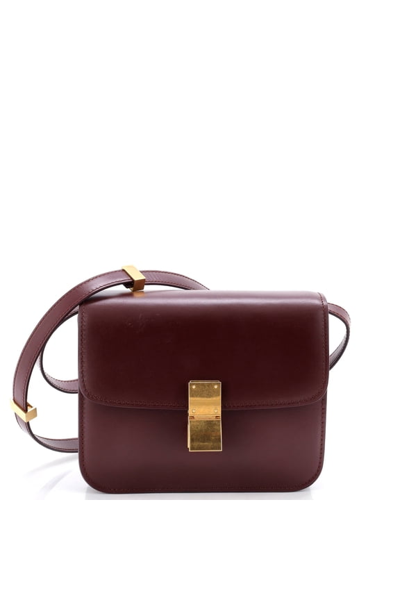 Pre-Owned Classic Box Bag Smooth Leather Teen By Rebag