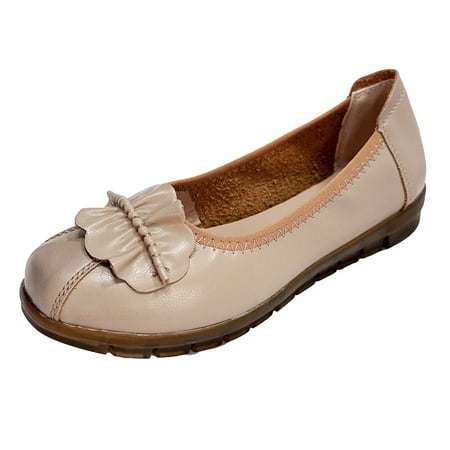 

Women s Shoes Leisure Women s Four Seasons Soft Sole Flowers Non Flat Round Toe Breathable On Lazy Shoes