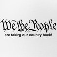 thumbnail image 2 of CafePress - We The People - Adjustable Unisex Printed Trucker Hat with Mesh Back, 2 of 8