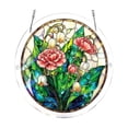 thumbnail image 2 of Acrylic Jigsaw Puzzle Suncatcher-Galactic Colorful Birds, Stained Glass Window Hanging, Home Decor Creative Mom Gifts, Birthday Gifts for Women,Wife, Sisters, Aunt, Besties 7.4in, 2 of 6