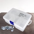 thumbnail image 3 of Caja de pendientes con cuentas de joyería, plástico PP con divisores extraíbles, caja de almacenamiento de herramientas, 3 of 9