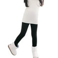 thumbnail image 4 of Yuanyu 2-12T Girl Leggings Footless Fleece Lined Warm Winter Leggings Skinny Tights Stretchy Printing Full Length Legging Pants, 4 of 8