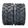 thumbnail image 3 of Towallmark Set of 2 ATV Trail Tires 19x9.5-8 – 4PR Knobby Sport Tubeless All-Terrain, 3 of 8