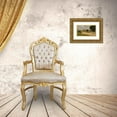 thumbnail image 3 of Karl Maria Thuma 14x11 Gold Ornate Wood Frame and Double Matted Museum Art Print Titled - At the Edge of a Village, 3 of 4