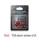 thumbnail image 2 of Bicicleta 12 tornillos de rotor de freno de disco M5x10mm para bicicleta de montaña T25 tornillos de freno (rojo) Tmvgtek Accesorios para bicicletas, 2 of 9