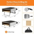 thumbnail image 3 of KATIDAP Pizza Oven, outdoor oven, up to 950°F heat, BBQ smoker, Electric,Gray, 3 of 7