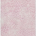 thumbnail image 2 of HomeRoots 673087 5 x 8 ft. Pink & Ivory Geometric Transitional Washable Machine Made Rectangle Area Rug with UV Protection, 2 of 6
