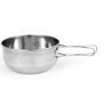 thumbnail image 1 of Stainless Steel Foldable Soup Bowl Hiking Picnic Utensil for Outdoor Camping Small 500ml, 1 of 4
