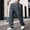 Dark Gray, variant on Men's Casual Cargo Pants with Drawstring Hems Elastic Waist Workwear Pants Hiking Sweatpants with Muti Pockets Big and Tall Size S-3XL Dark Gray