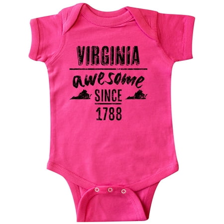 

Inktastic Virginia Awesome Since 1788 Gift Baby Boy or Baby Girl Bodysuit