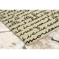 thumbnail image 4 of Liora Manne Spello Poem Black/Ivory Indoor/Outdoor Area Rug, 4 of 5