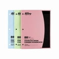 thumbnail image 1 of Hilroy Exercise Books, 3 pack, 7mm ruled paper with margin, Composition Books 10-7/8" X 8-3/8", Ruled, 80 Pages, Assorted Colours, 3 Books, 80 Pages Each, 1 of 5