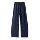 thumbnail image 3 of Ceisia Men's Trendy Solid Color Gift Elastic Drawstring Waist Casual Sport Trousers with Pockets, 3 of 8