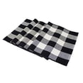 thumbnail image 5 of Fennco Styles Rustic Collection Buffalo Check 14 x 103 Inch Cotton Blend Table Runner - Black Check Table Runner for Banquets, Christmas, Holiday, Special Events and Home Décor, 5 of 7