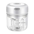 thumbnail image 1 of Binwennn Garlic Mini Garlic Chopper Portable Food Processor Vegetable Chopper Onion Mincer Cordless Meat Grinder With USB Charging For Vegetable Pepper Onion Baby Food Seasoning Nut, 1 of 3