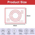 thumbnail image 2 of Estera del contador del silicón, estera rodante de la masa antideslizante de medición, estera del contador del silicón reutilizable, 2 of 5