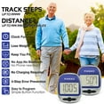 thumbnail image 5 of PINGKO Pedometer Step Counter Walking Running Pedometer Portable LCD Pedometer with Calories Burned and Steps Counting for Jogging Hiking Running Walking - Blue, 5 of 10