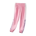 thumbnail image 5 of PIWHJQK Boys Girls Long Pants Workout Sweatpants Kids Color Jogger Pants Casual Sporty Elastic Waist Lightweight Long Pants, 5 of 8