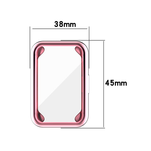 Case Compatible for HUAWEI Watch FIT Full Cover Case Screen Protector Soft TPU Scratch Resistant All Around Protective Case