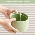 thumbnail image 2 of Fuente De Agua De Cerámica qooarker Verde Diseño de Ballena con Filtro de Carbón Activado para Gatos, 2 of 7
