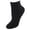Black, variant on Knocker  Quarter Comfort Diabetic Socks (3 Pairs) (Women)