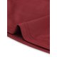 thumbnail image 5 of Camiseta sin mangas con cuello halter elÃ¡stico sin mangas con fruncido de leopardo para mujer Vino-sÃ³lido M Unique Bargains Camiseta, 5 of 5
