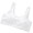 White, variant on LYMAYTER Teen Girls Soft Seamless First Bras Girls Double Lined Training Sports Bras No Pads S-L