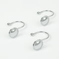 thumbnail image 2 of Better Homes & Gardens Chrome Metal Shower Curtain Hooks 12 Count, 2 of 5