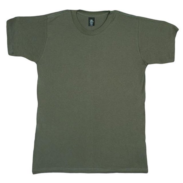 Mens Short Sleeve T-Shirt - Olive Drab, Medium