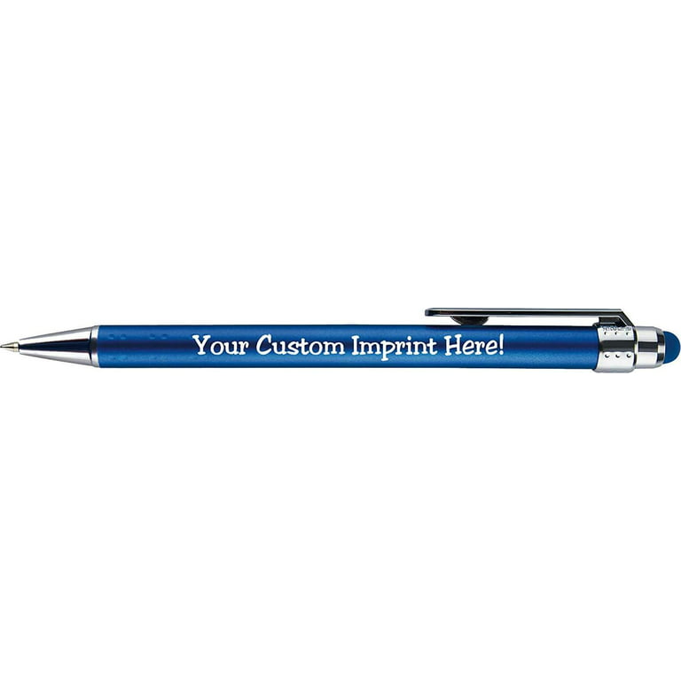 Name & Icon Metallic Blue, Red, Green Personalized Pencil Set of 12
