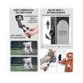 thumbnail image 5 of Estabilizador Gimbal Con Luz Led Remoto Para Celular Negro, 5 of 5