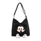 thumbnail image 5 of Bolso de lona de rayas de gran capacidad para mujeres de 2025, nuevo estilo de moda y lindo de Mickey Mouse, bolso tote para libros., 5 of 10