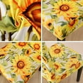 thumbnail image 6 of Touchbetter Pattern Chair Covers for Dining Room Set of 4, High Stretch Removable Washable Parsons Chair Slipcover for Home Party Hotel Wedding Ceremony (Sunflower,4PCS), 6 of 8