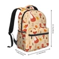 thumbnail image 2 of Haiem Cute Foxes Printed School Backpack,Casual Travel Lightweight Backpack,Durable Comfortable Multifunctional Backpack,Laptop Backpack, 2 of 6