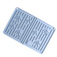 thumbnail image 2 of Alfombrilla antideslizante de secado de silicona con patrón de bambú, almohadilla de drenaje para encimera, bandeja de drenaje pa HOMEMAXS 6814358-MX, 2 of 6
