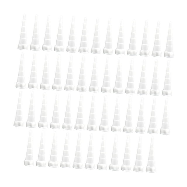 koolsoo 50x Caulking Nozzles Set Versatile Finisher Tools for Window Home Wall Tiles Length 6.5cm