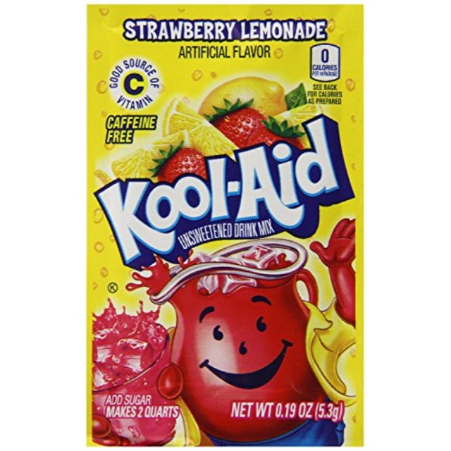 koolaid twists soarin' strawberry lemonade unsweetened soft drink mix