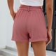 thumbnail image 4 of Puntoco Pantalones cortos casuales de mujer, moda de verano, pantalones cortos deportivos activos para mujer, sólidos, para correr, gimnasio, 4 of 5